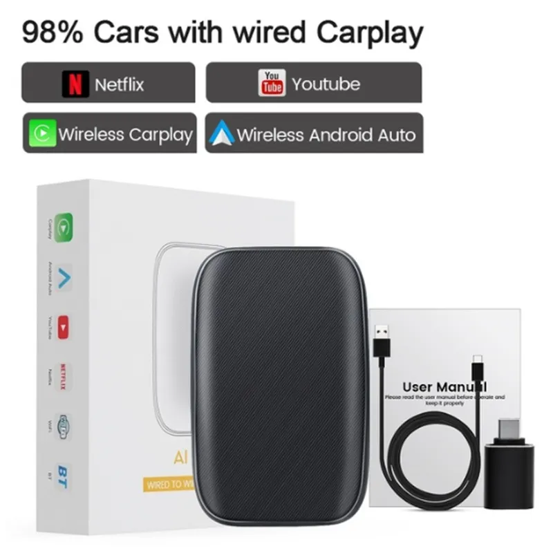 Wireless CarPlay adapter for Audi/Volkswagen/Skoda/SEAT with original  CarPlay 
