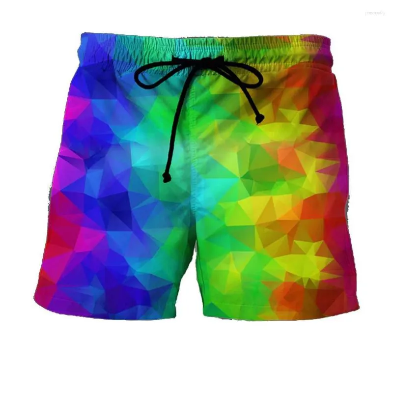 Herrshorts plstar kosmos sommar mode 3d tryckt man/kvinnlig streetwear coul 01