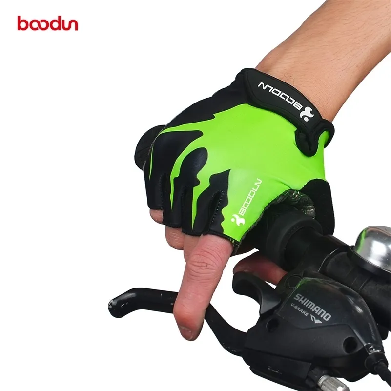 Спортивные перчатки Boodun Summer Shockper -надежные велосипедные перчатки Half Finger Outdoor Mtb Road Bike Bicycle Gloves Sports Mitten для детей мужчины 230716