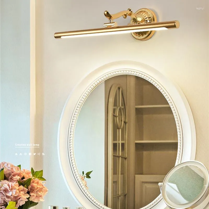 Стеновая лампа Nordic Fashion Gold светодиодное украшение творческая ванная комната роскошная личность
