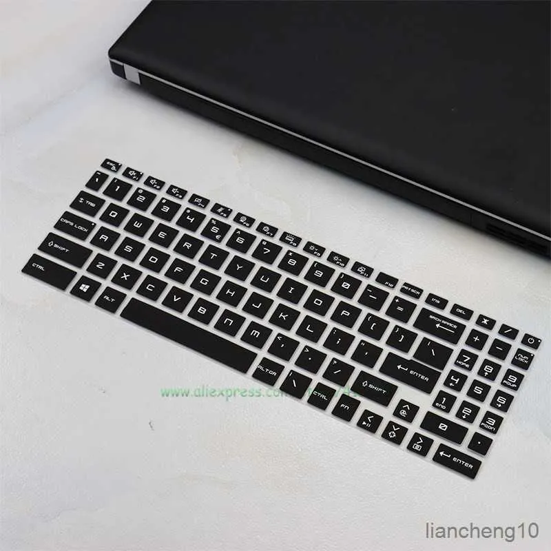 لوحة المفاتيح تغطي لوحة المفاتيح المقاومة للغبار واقي الجلد لـ MSI GL66 Pulse Katana GF76 GL76 KATANA GF66 Gaming Laptop R230717