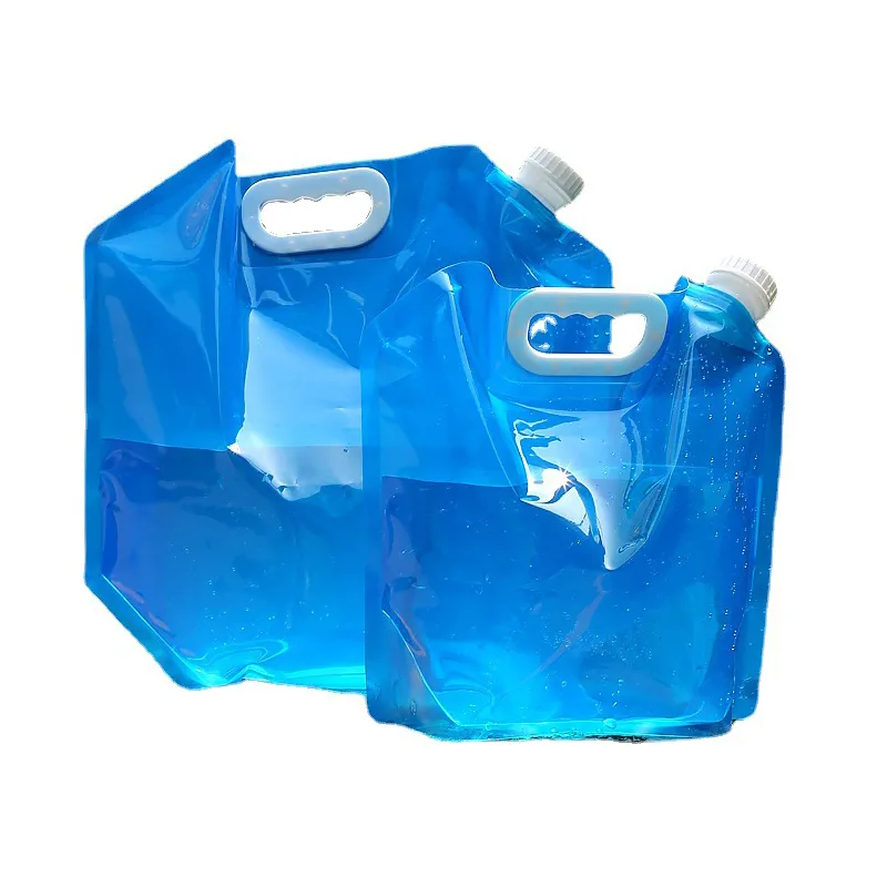 5L/10L Folding Water Bottle Large Capacity Outdoor Camping Climbing Cycling Portable Water Bag Kettle Hiking Picnic BBQ