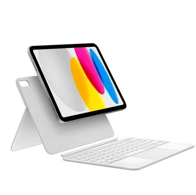 Magic Keyboard Folio Case för iPad 10: e generationen 10,9 tum 2022 med pekplattan tangentbord läder smart bluetoorh coverhållare fall vs Apple Mac Nacbook mini DHL