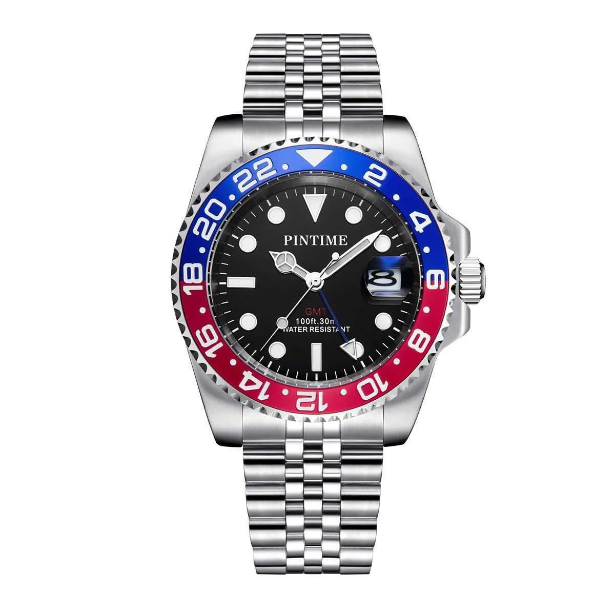 Montres de luxe R olax USA Achetez des montres haut de gamme en ligne PINTIME Pinshi Diffusion en direct Calendrier en acier inoxydable Veilleuse WatePV9V