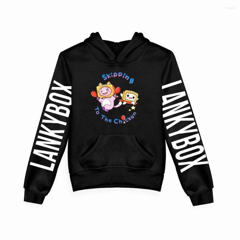 Sweats à capuche femme Y2KLankyBox 2D filles Harajuku Kawaii sweat à capuche dessin animé pull unisexe Costume femmes-vêtements