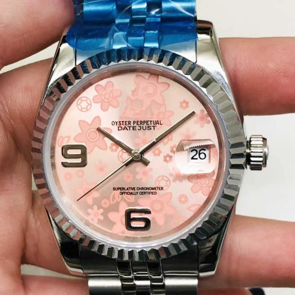 Montres de luxe R olax pour hommes en vente Journal de montre mécanique automatique de la famille Montre à poudre blanche H avec boîte-cadeau