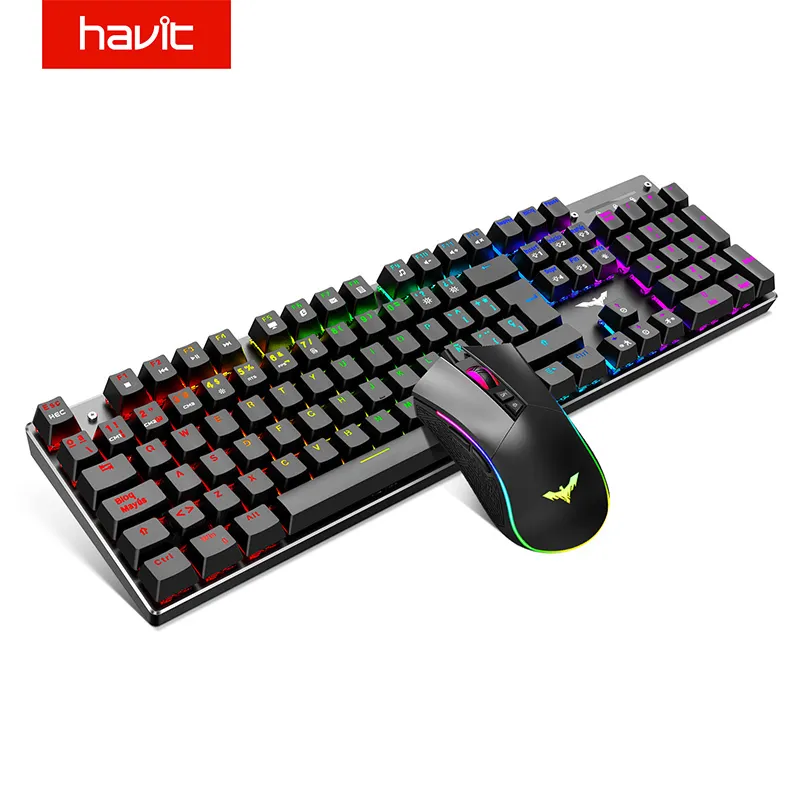 Clavier Souris Combos Havit Gaming Mécanique Clavier Et Souris