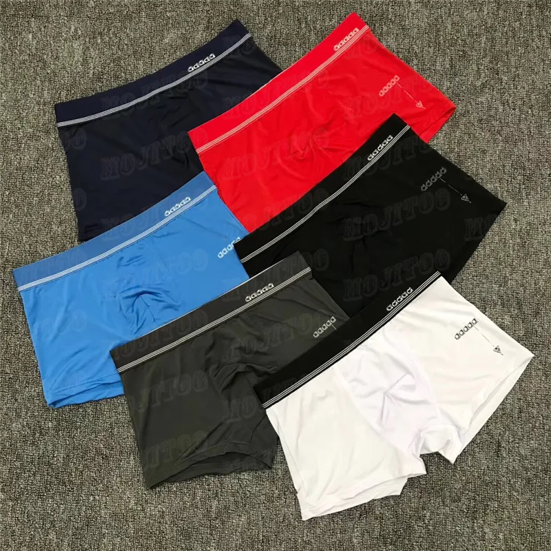 Herren-Designer-Boxershorts von Marken, Unterhosen, sexy, klassische Herren-Boxershorts, lässige Shorts, weiche, atmungsaktive Baumwollunterwäsche, gemischte Farben