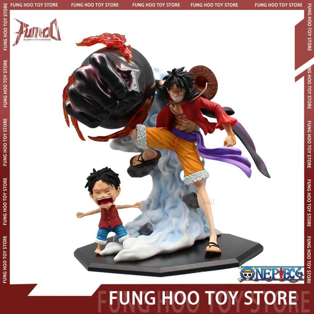 Anime Manga 27cm One Piece Luffy Anime Figures Gear 3 Gk Monkey D Luffy Figurine Snake Man Luffy Big Fist Pvc Figurines Modèle Jouets Poupée L230717