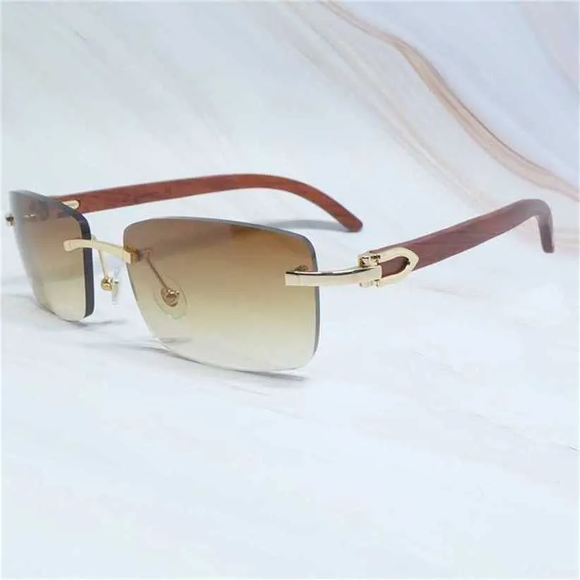 Zonnebrillen 2023 Designer Trend designer Heren Willekeurig Woods Fashion Summer Shades Color Craved Wood Luxury For Women Gafas De SolKajia New