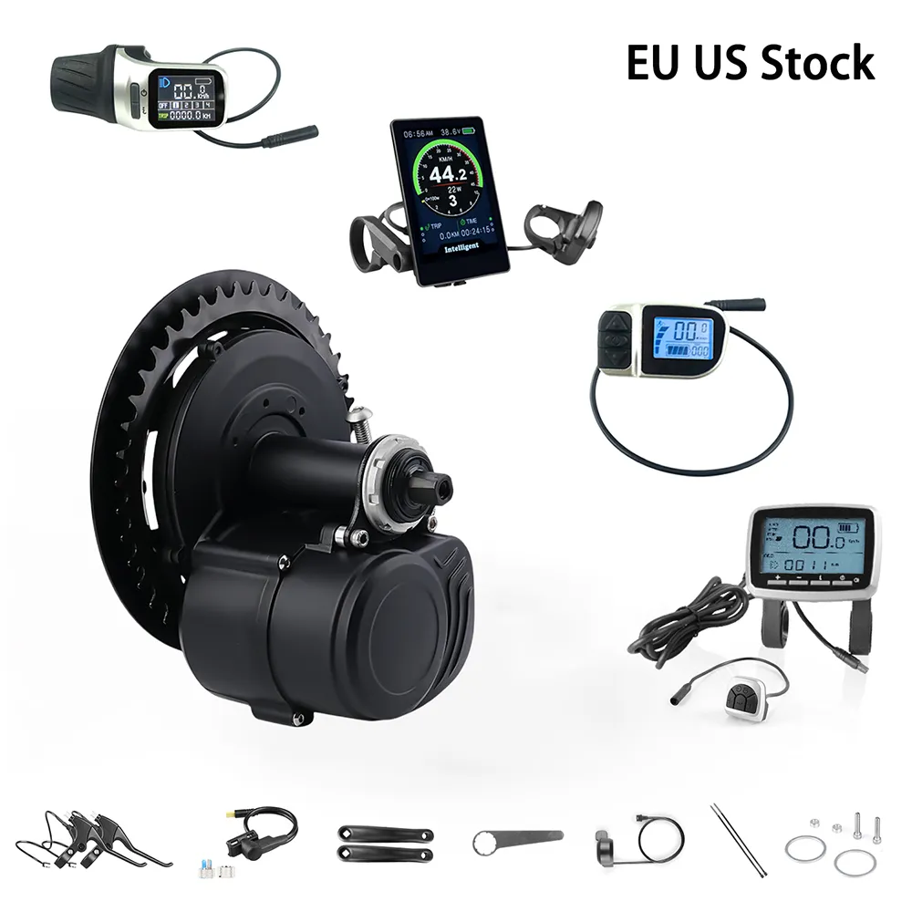 Tongsheng tsdz2 tsdz2b diy conversão ebike sensor de torque mid drive motor kit 36v 48v 52v 350w 500w 750w com 860c vlcd5 vlcd6 display