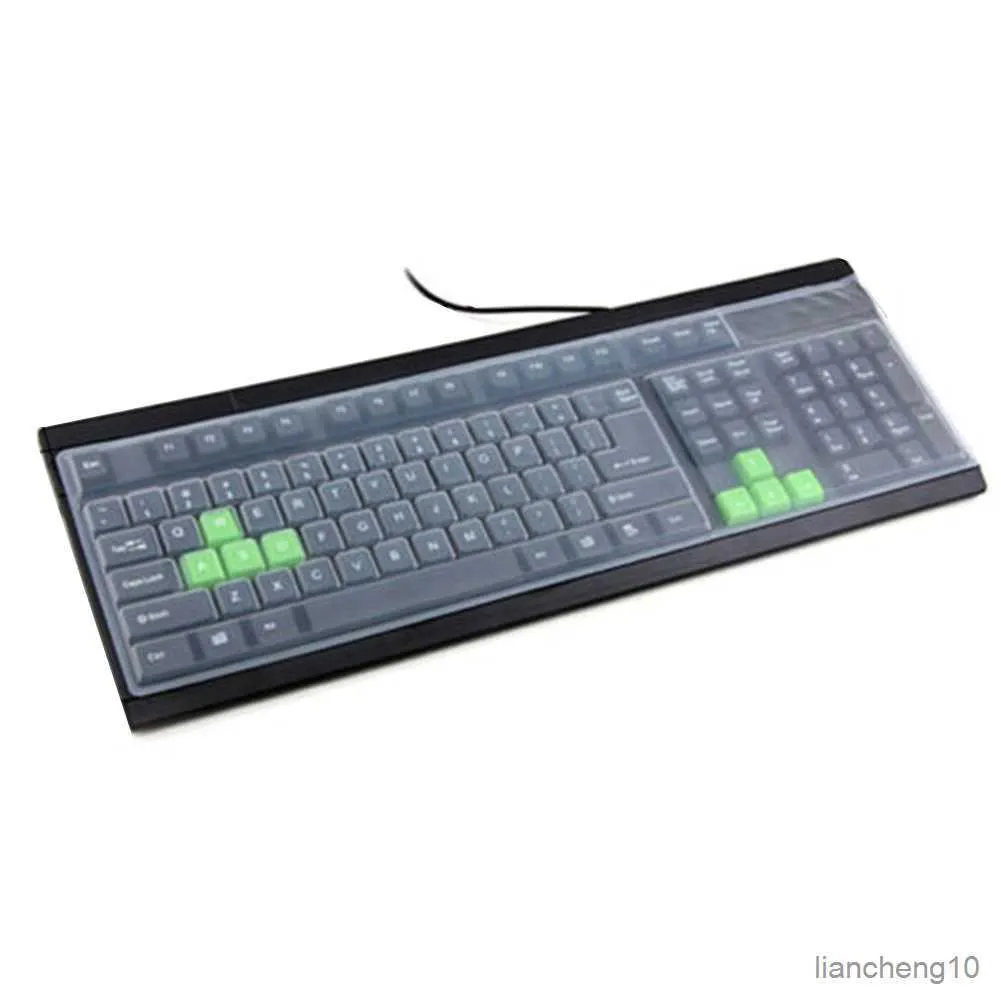 Clavier couvre 1PC universel ordinateur de bureau clavier couverture peau protecteur Film couverture R230717