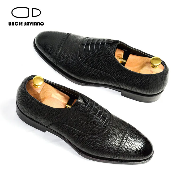 Saviano Elegent Undle Oxford Men Formal Formal Wedding Best Man Shoe Business Office Острый дизайнер кожа