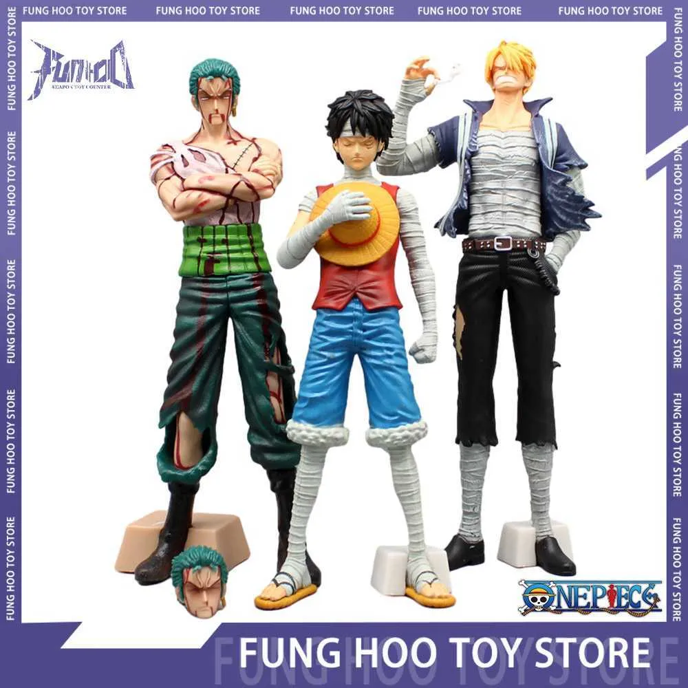 One Piece Strongest Anime Character Figures Set Luffy, Sanji