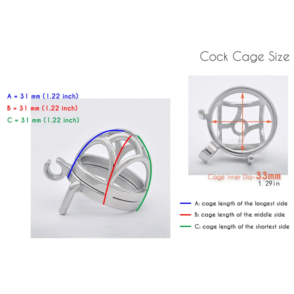 Metal Chastity Cage Intimate Lock Cock Goods for Men Adults 18 Steel Penis Rings BDSM Sexual Toys with Urethral Tube