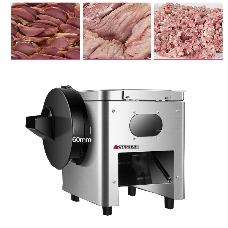 Linboss Electric Meat Cutter Commercial House House Shred Plece Slick Machine 850 W