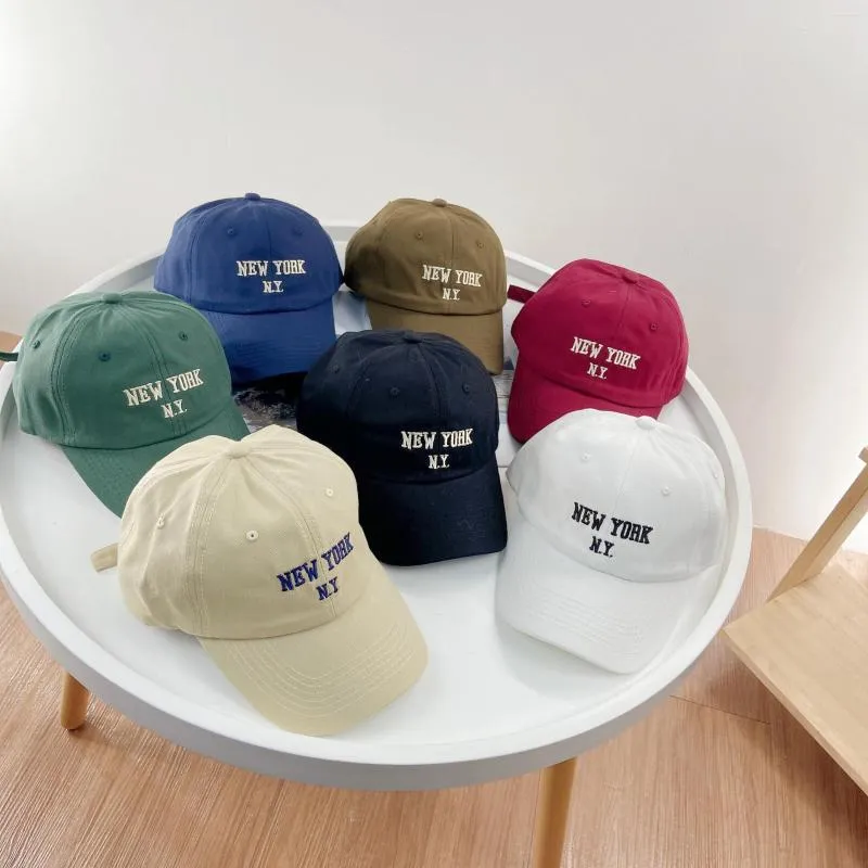 Ball Caps Fashion Children's Hat Spring Autumn Alphabet Toddler Baby Simple Version Boys Girls Baseball Snapback Hats