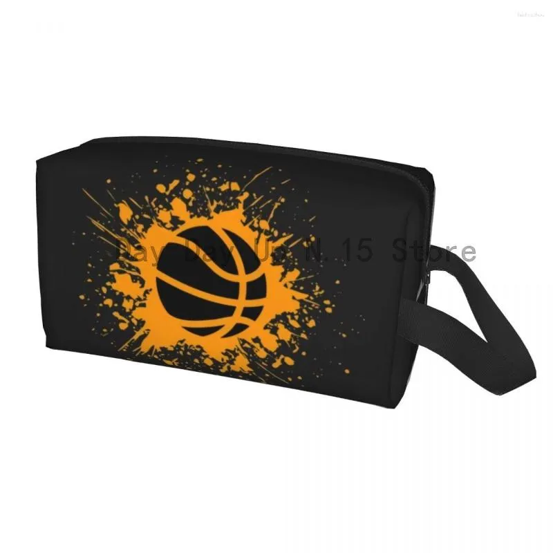 Bolsas de cosméticos Bolsa de viagem para basquete Bolsa de higiene pessoal Bonita Organizadora de maquiagem esportiva Feminina Caixa de armazenamento de beleza Dopp Kit Box