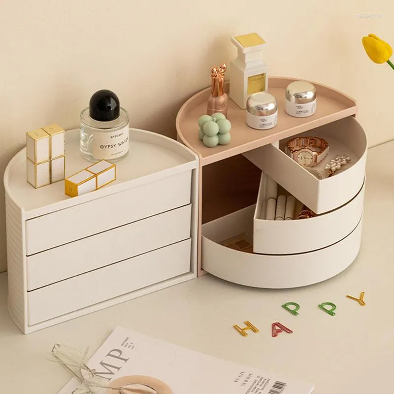 Boîtes de rangement Organisateur de maquillage de bureau