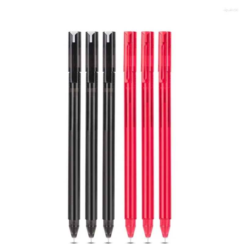 Stylos 0.5mm noir rouge encre Gel stylo promotionnel haute qualité bureau Signature école étude étudiant papeterie boutique