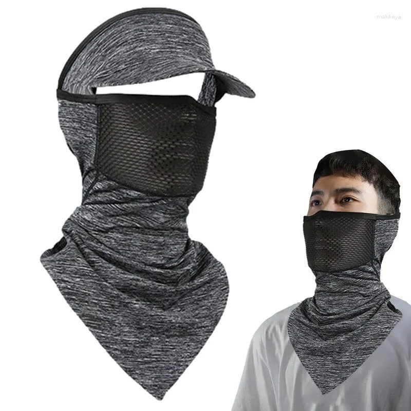 Motorcykelhjälmar Motercykel UV -skyddsscarf Bekväm solskyddsmedel Face Veil Breattable Outdoor Quick Torking Sun Unisex