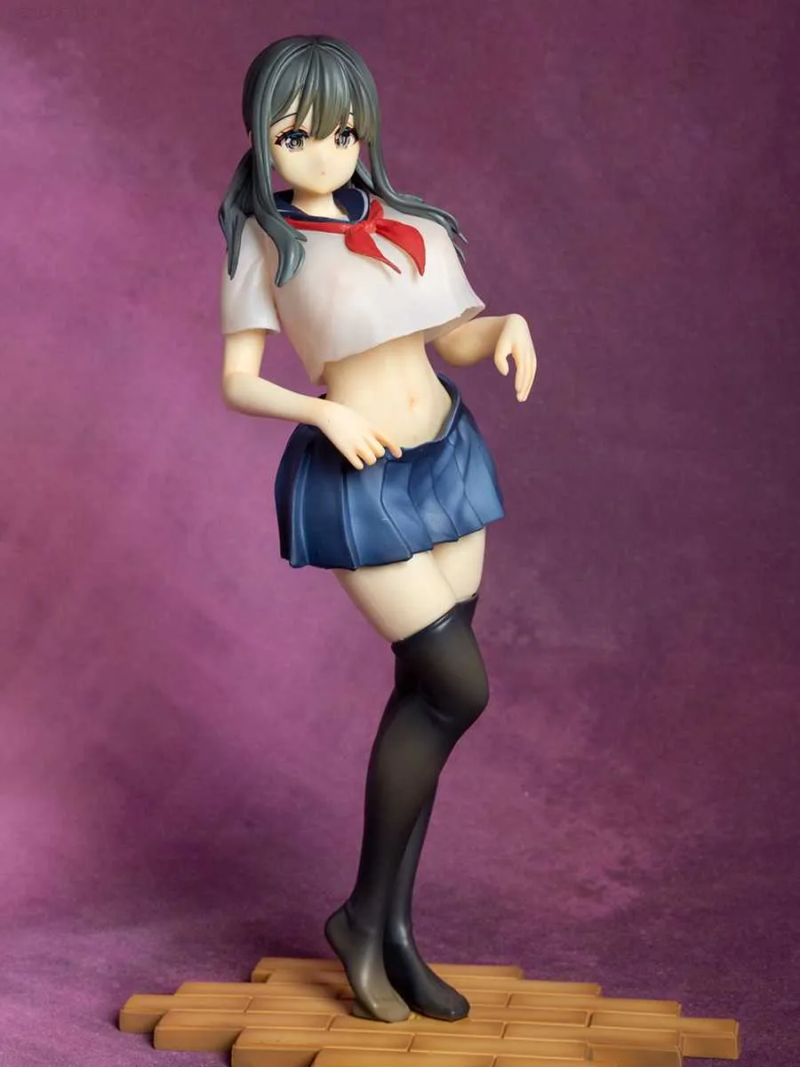 Anime Manga Eighteen Curtain Chan Figurine Anime Figure 25cm