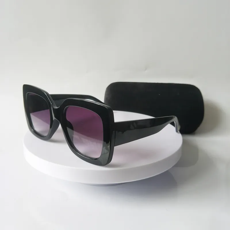 Lyxiga solglasögon för kvinnor mode Big Frame Sun Glasses Ladies Driving Goggle Beach Eyewear