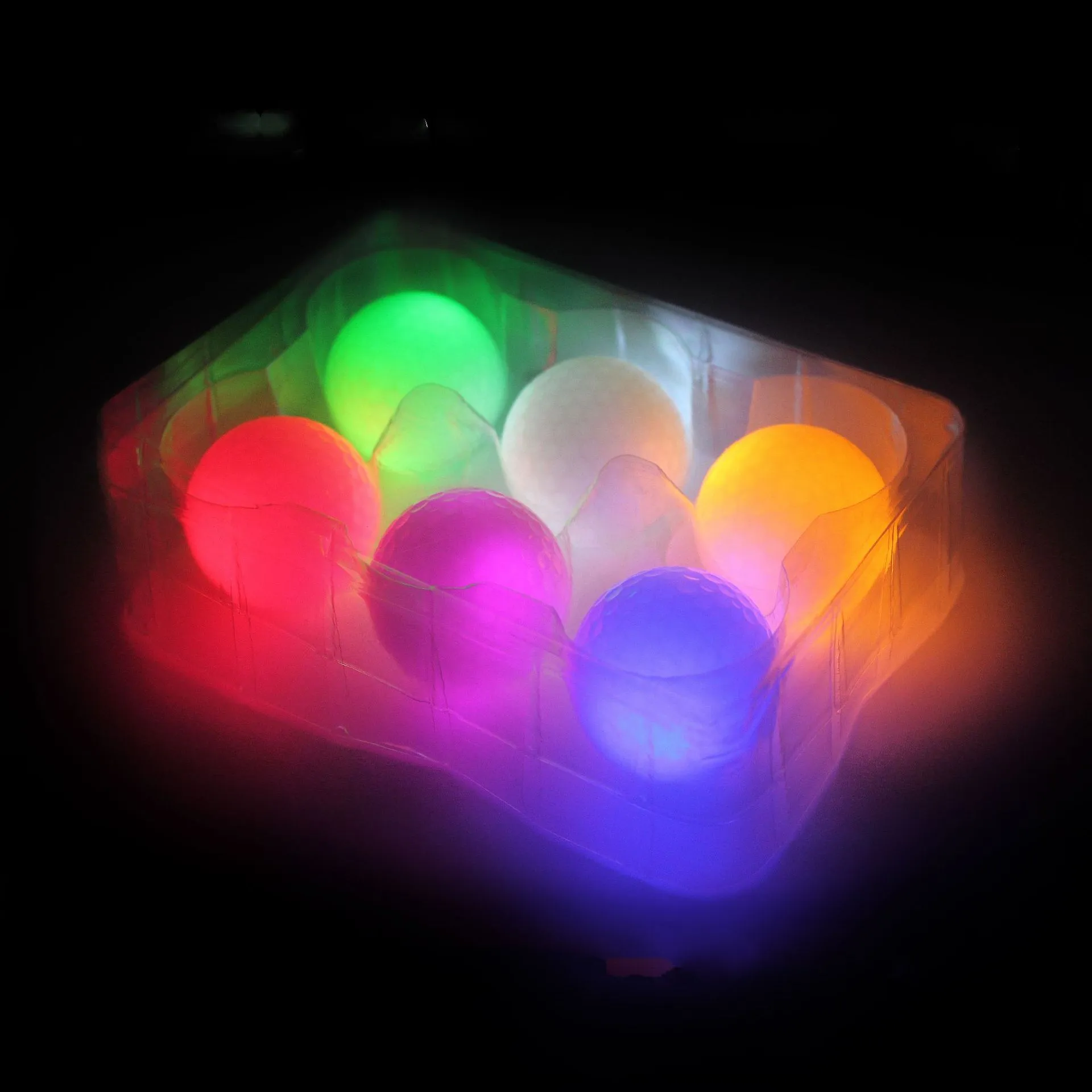 Glow Golf Night Course Glow Golf Practice Ball LED Flash Ball HW40