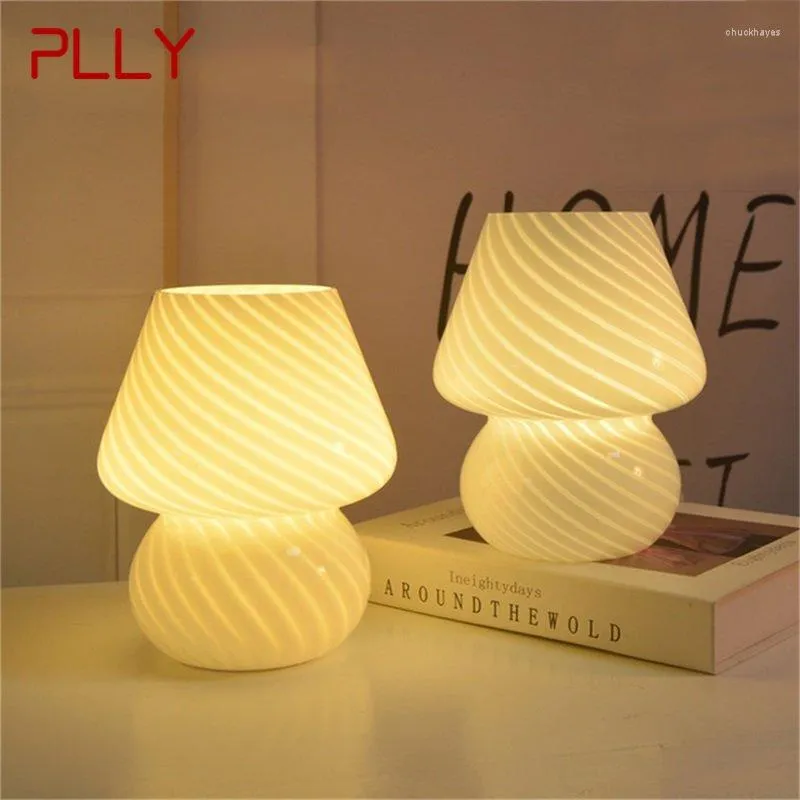 Lámparas de mesa PLLY Dimmer Lámpara creativa Contemporáneo Mushroom Desk Light LED para la decoración del dormitorio del hogar