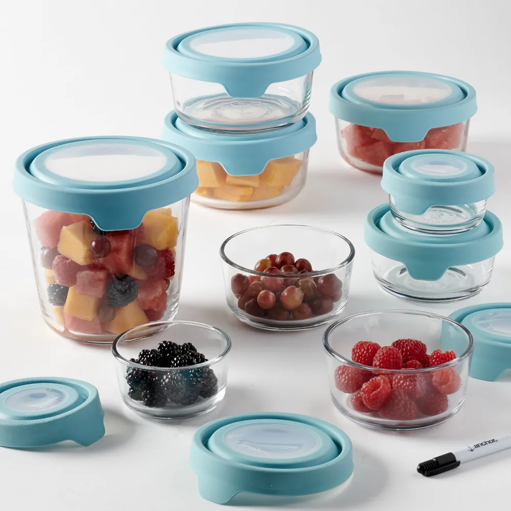 Anchor Hocking TrueSeal Glass Food Storage, Set of 16