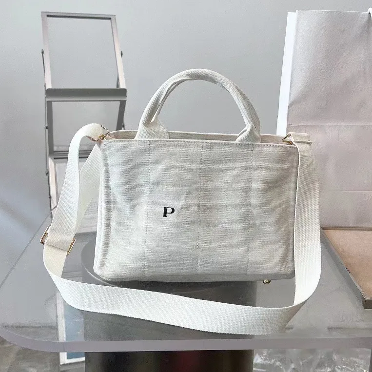 Designer Canvas Triangle Bag Luxury Summer City Top Handle Crossbody