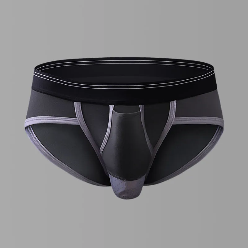 Men's Underwear Scrotum Support Bag Function U Pouch Boxer Shorts