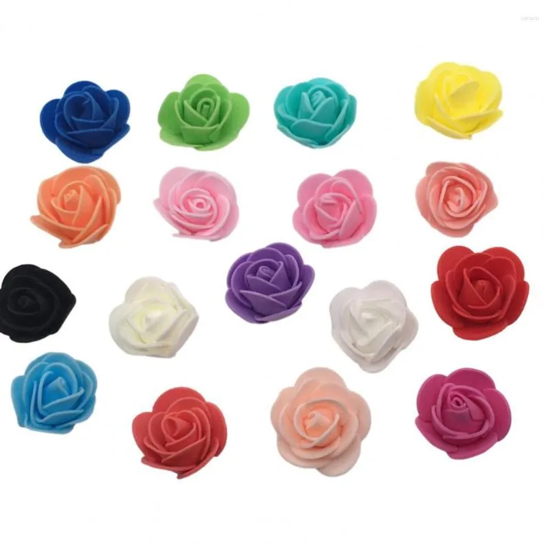 Decorative Flowers Unique Simulation Rose Head Realistic Looking Foam Long Lasting Artificial Pography Prop