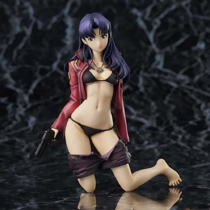 misato　ケージまとめ売り Unpainted Katsuragi Misato 1/6 Scale Garage Kit Figure - 21cm