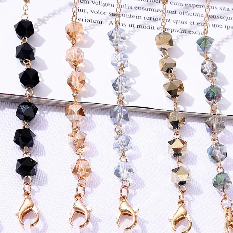 Glasses neck strap beaded sales