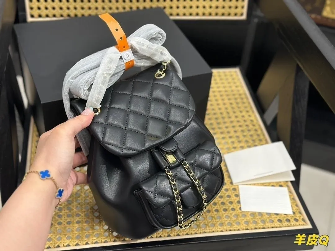 Designer quilted backpack online