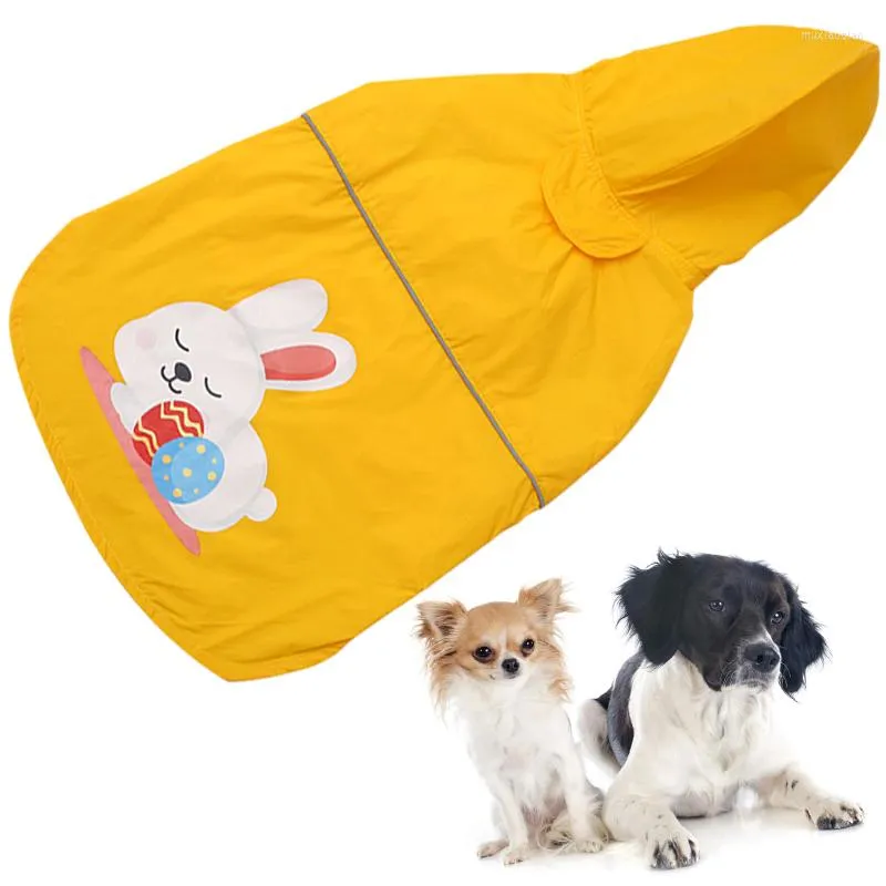 Vêtements pour chiens Legendog Pet Rain Jacket Hooded Imperméable Réfléchissant Chiot Poncho Chaton Imperméable En Plein Air Respirant Vêtements Pour Chiots