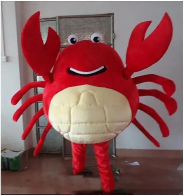 2023 SPRZEDAŻ FABROTY HOT RED CRAB MASCOT MASCOT HALLOWEEN Świąteczne urodziny Rekwizyty