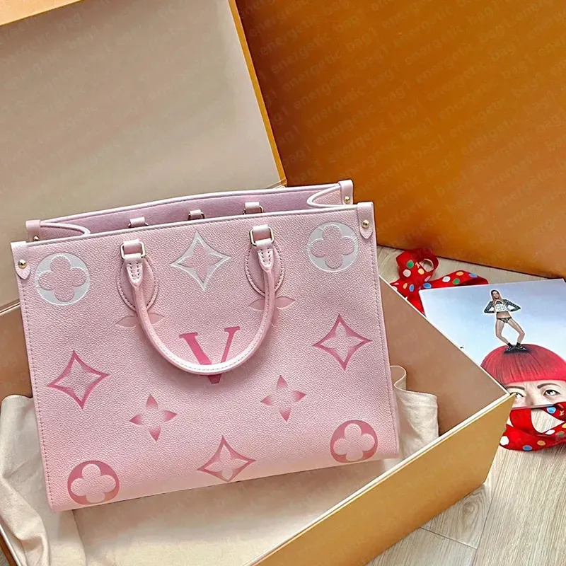 Luxuriöse Damentaschen, modische Einkaufstaschen, bedruckt, hochwertige Designer-Rosa, klassische Umhängetasche, Clutch-Taschen für Damen