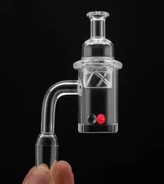 2019 New Quartz Banger with Spinning Carb Cap and Ruby Terp Pearl 25mm Banger Nail Female Male 45 90 Degrees For Glass Pipes3932606