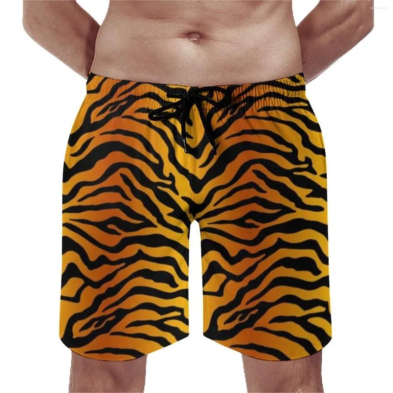 Tiger print shorts mens sale