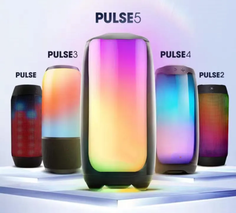 Puls 5 Wysokiej jakości bezprzewodowy głośnik Bluetooth Waterproof subofer RGB Bass Music Portable Audio System