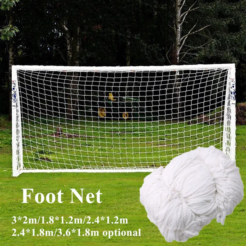 Balls Top Quality Soccer Goal Mesh Net Football Post For Sports Training Match Replace Children Kid Gift 1 8X1 2M 3X2M 230717