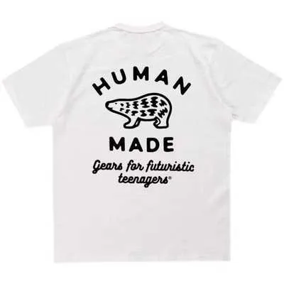 2021新しい人間メイドダックTシャツドライオールフックスメンメン女性高品質のヒューママイドTシャツ内部タグラベルX0​​726
