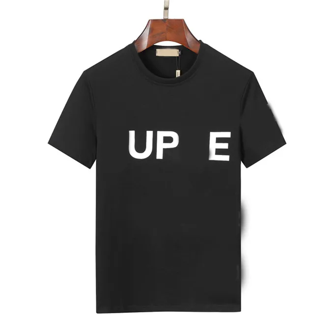 T-shirt décontracté à la mode lâche rue simple coup de tête de rap imprimé T-shirt hommes # 48