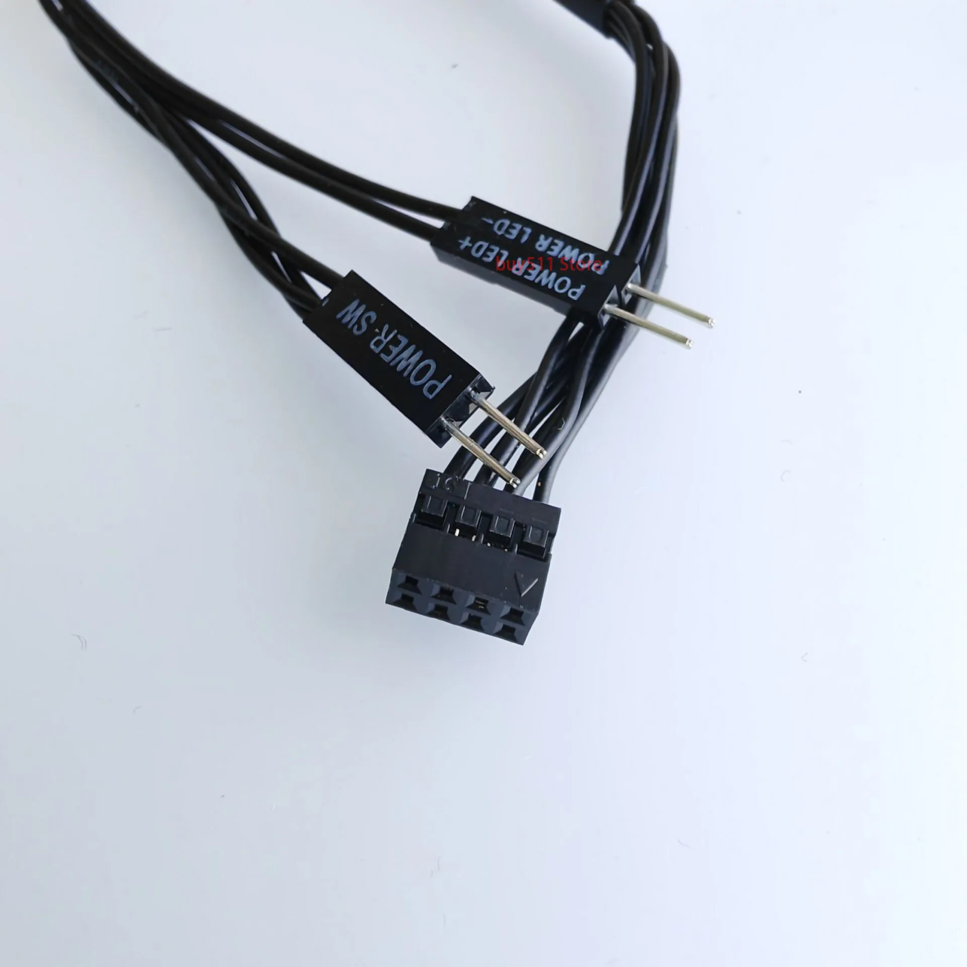 Mały 6pin 8pin samica do zasilania LED SW Reset Switch Dupont I/O kabel płyty głównej Dell Prace na normalnym podwoziu
