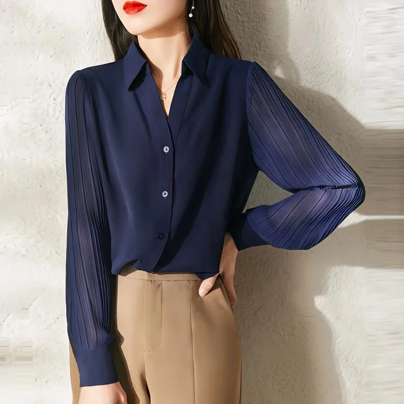Blusa azul cheap marino mujer