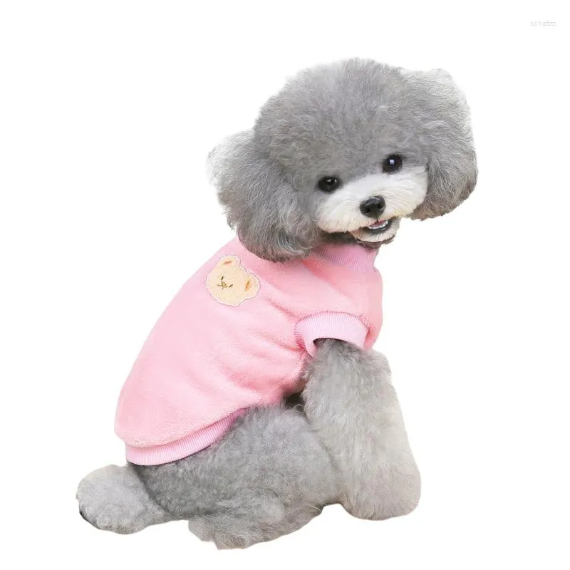 Dog Apparel Soft Flannel Hoodie Winter Cat Puppy Small Coat Pajamas Chihuahua Yorkshire Pomeranian Clothes Poodle Bichon Clothing