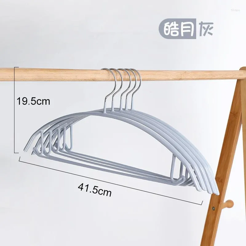 Hangers 5 stks Naadloze Kleerhanger Kleding Draagbare Kast Opslag Garderobe Organizer Kleding Houder Rack Voor Volwassen