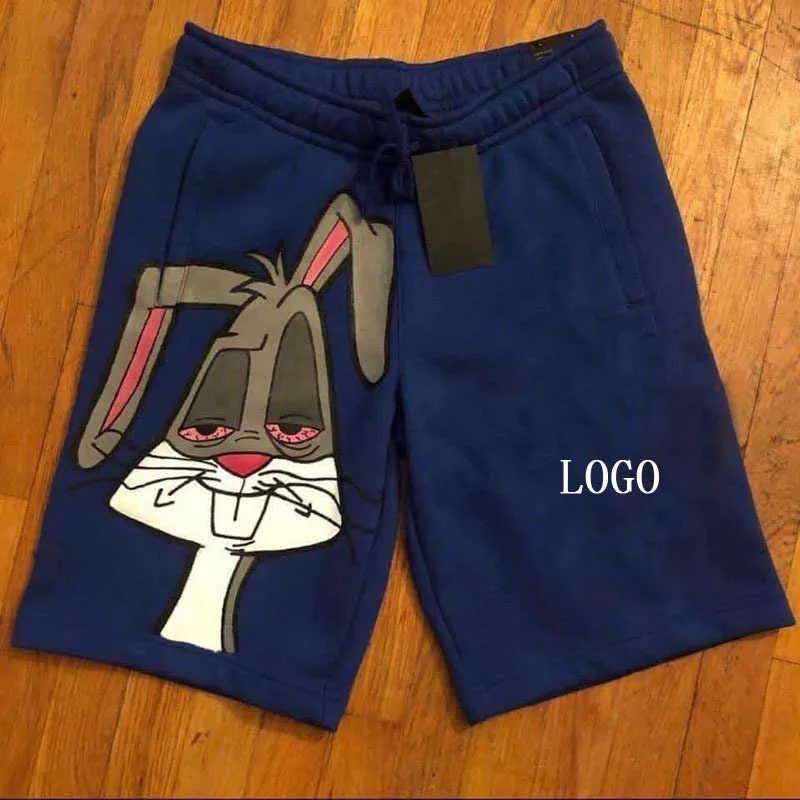 Summer Designer Mens Shorts Drawstring Pants Cartoon Printed Sweatpants Trend New Cotton Capris Casual Plus Size Clothing287o